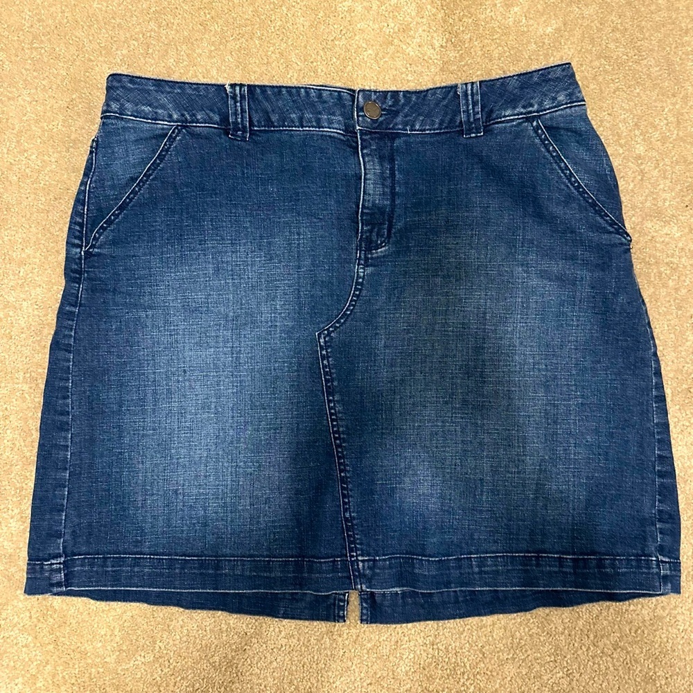 Lane Bryant Size 20 Jean Skirt